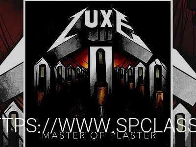 LUXE - Master of Plaster album black color design distress illustration metal metallica style tattoo vector